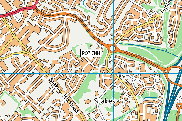 PO7 7NH map - OS VectorMap District (Ordnance Survey) PO7 7NH map - OS VectorMap District (Ordnance Survey)