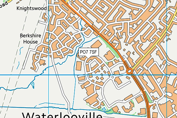 PO7 7SF map - OS VectorMap District (Ordnance Survey) PO7 7SF map - OS VectorMap District (Ordnance Survey)