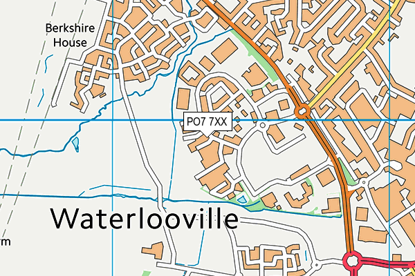 PO7 7XX map - OS VectorMap District (Ordnance Survey) PO7 7XX map - OS VectorMap District (Ordnance Survey)