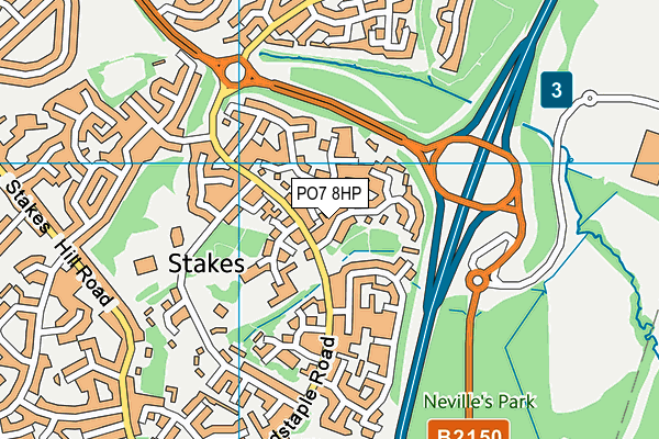 PO7 8HP map - OS VectorMap District (Ordnance Survey) PO7 8HP map - OS VectorMap District (Ordnance Survey)