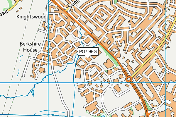 PO7 9FG map - OS VectorMap District (Ordnance Survey) PO7 9FG map - OS VectorMap District (Ordnance Survey)