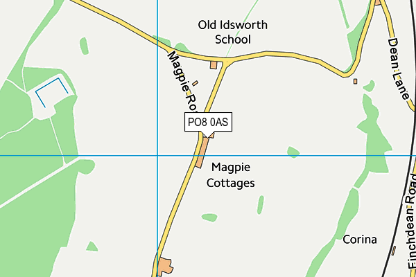 PO8 0AS map - OS VectorMap District (Ordnance Survey) PO8 0AS map - OS VectorMap District (Ordnance Survey)