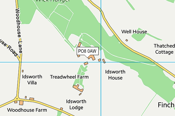 PO8 0AW map - OS VectorMap District (Ordnance Survey) PO8 0AW map - OS VectorMap District (Ordnance Survey)