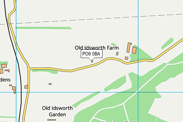 PO8 0BA map - OS VectorMap District (Ordnance Survey) PO8 0BA map - OS VectorMap District (Ordnance Survey)
