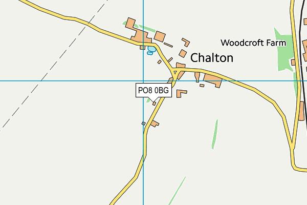 PO8 0BG map - OS VectorMap District (Ordnance Survey) PO8 0BG map - OS VectorMap District (Ordnance Survey)