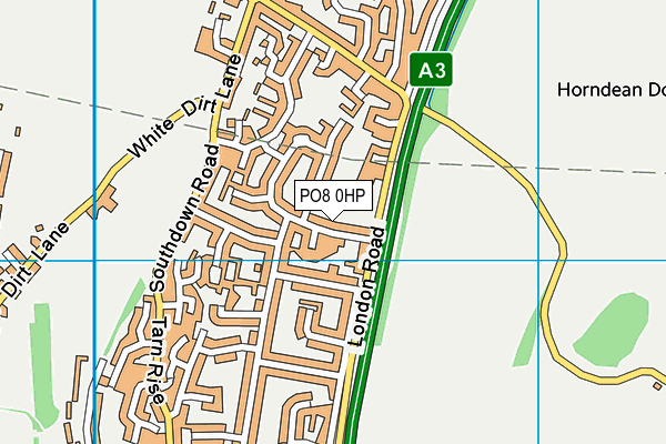 PO8 0HP map - OS VectorMap District (Ordnance Survey) PO8 0HP map - OS VectorMap District (Ordnance Survey)
