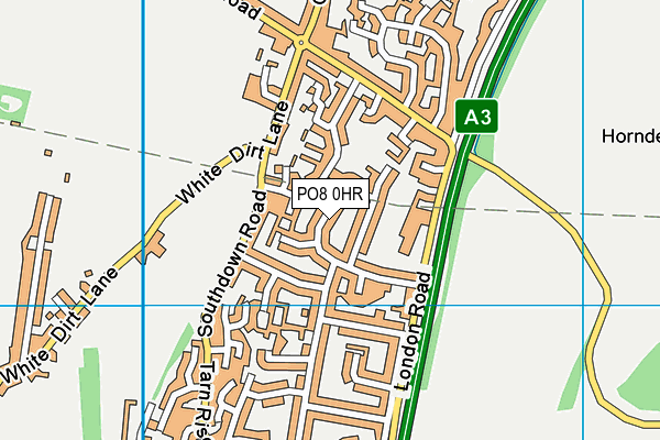 PO8 0HR map - OS VectorMap District (Ordnance Survey) PO8 0HR map - OS VectorMap District (Ordnance Survey)
