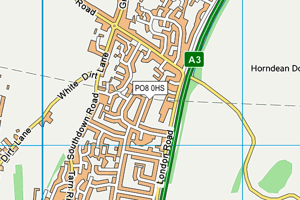 PO8 0HS map - OS VectorMap District (Ordnance Survey) PO8 0HS map - OS VectorMap District (Ordnance Survey)