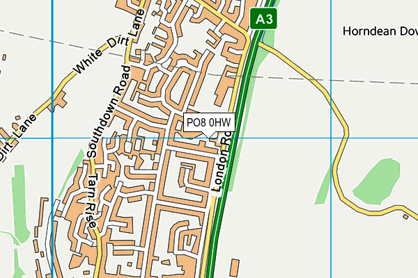 PO8 0HW map - OS VectorMap District (Ordnance Survey) PO8 0HW map - OS VectorMap District (Ordnance Survey)