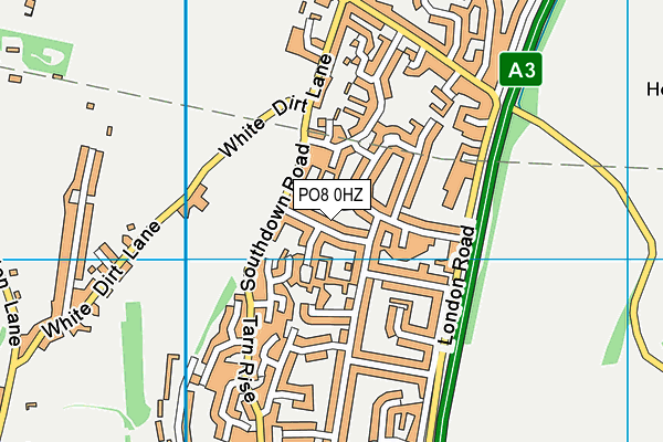 PO8 0HZ map - OS VectorMap District (Ordnance Survey) PO8 0HZ map - OS VectorMap District (Ordnance Survey)