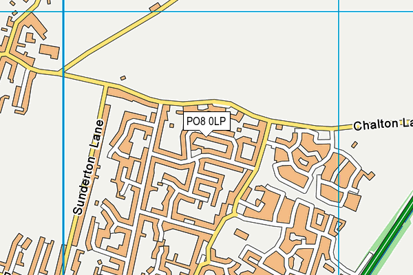 PO8 0LP map - OS VectorMap District (Ordnance Survey) PO8 0LP map - OS VectorMap District (Ordnance Survey)