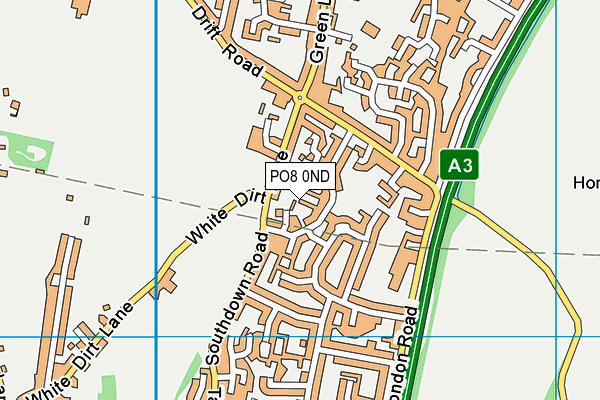PO8 0ND map - OS VectorMap District (Ordnance Survey) PO8 0ND map - OS VectorMap District (Ordnance Survey)