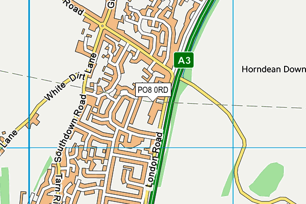PO8 0RD map - OS VectorMap District (Ordnance Survey) PO8 0RD map - OS VectorMap District (Ordnance Survey)
