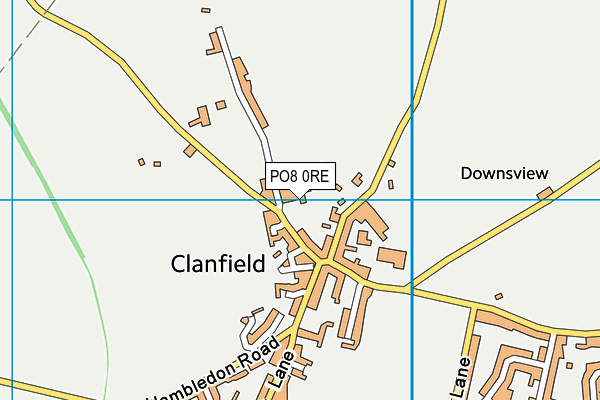 PO8 0RE map - OS VectorMap District (Ordnance Survey) PO8 0RE map - OS VectorMap District (Ordnance Survey)