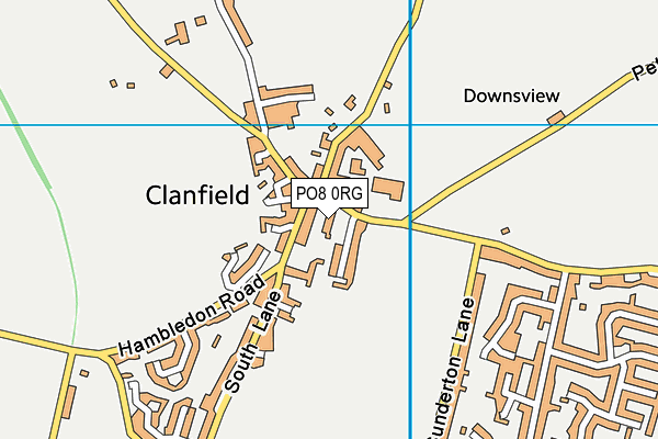 PO8 0RG map - OS VectorMap District (Ordnance Survey) PO8 0RG map - OS VectorMap District (Ordnance Survey)