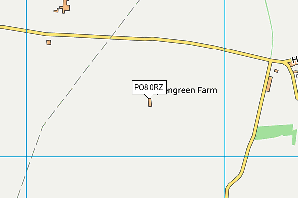 PO8 0RZ map - OS VectorMap District (Ordnance Survey) PO8 0RZ map - OS VectorMap District (Ordnance Survey)