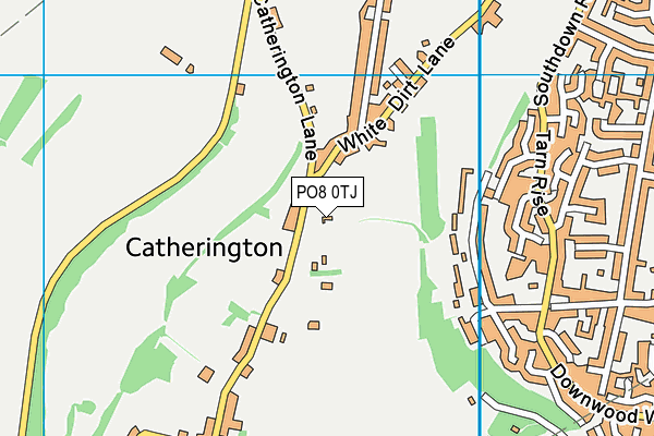 PO8 0TJ map - OS VectorMap District (Ordnance Survey) PO8 0TJ map - OS VectorMap District (Ordnance Survey)