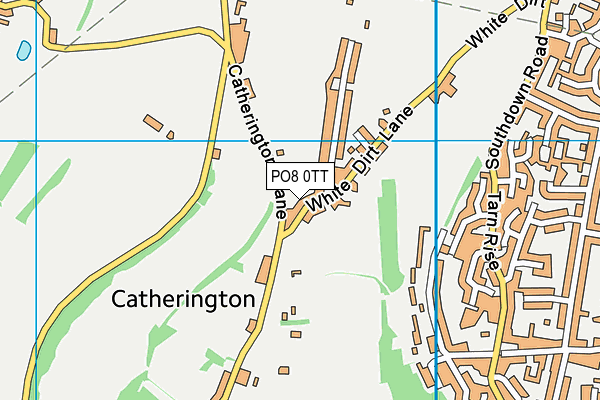 PO8 0TT map - OS VectorMap District (Ordnance Survey) PO8 0TT map - OS VectorMap District (Ordnance Survey)