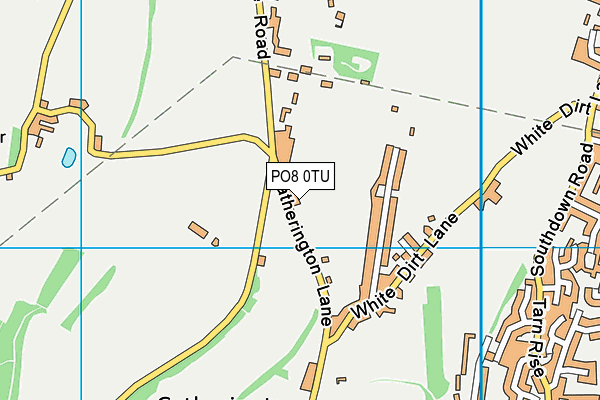 PO8 0TU map - OS VectorMap District (Ordnance Survey) PO8 0TU map - OS VectorMap District (Ordnance Survey)
