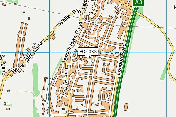 PO8 0XS map - OS VectorMap District (Ordnance Survey) PO8 0XS map - OS VectorMap District (Ordnance Survey)