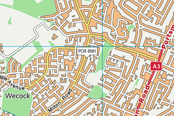 PO8 8NH map - OS VectorMap District (Ordnance Survey) PO8 8NH map - OS VectorMap District (Ordnance Survey)
