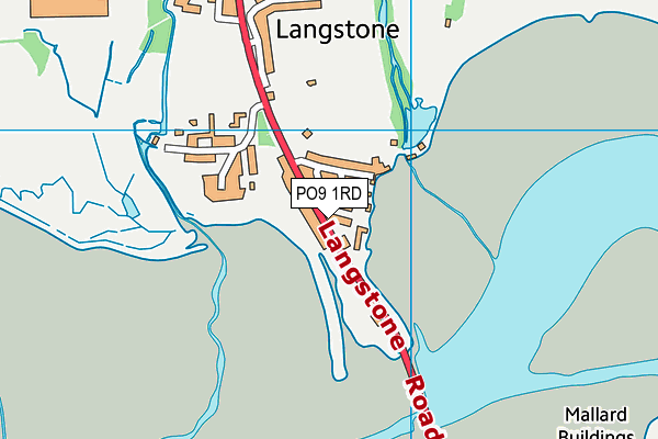 PO9 1RD map - OS VectorMap District (Ordnance Survey) PO9 1RD map - OS VectorMap District (Ordnance Survey)