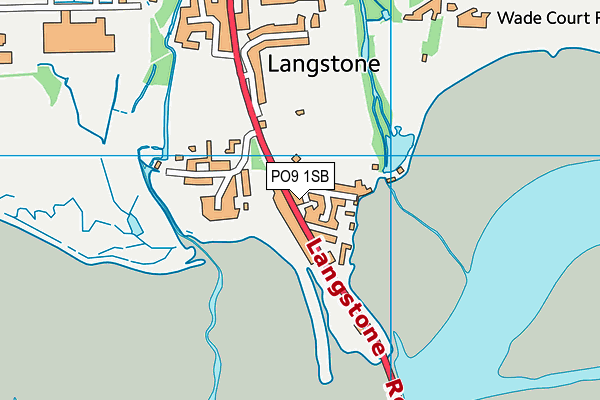 PO9 1SB map - OS VectorMap District (Ordnance Survey) PO9 1SB map - OS VectorMap District (Ordnance Survey)