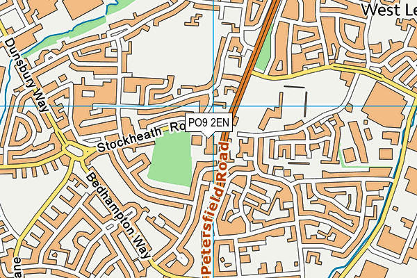 PO9 2EN map - OS VectorMap District (Ordnance Survey) PO9 2EN map - OS VectorMap District (Ordnance Survey)