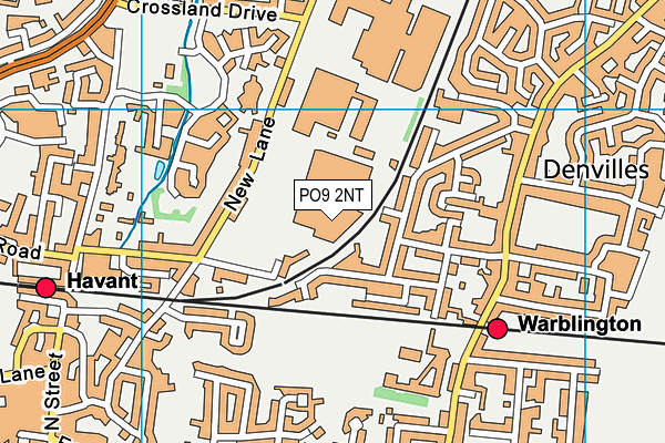 PO9 2NT map - OS VectorMap District (Ordnance Survey) PO9 2NT map - OS VectorMap District (Ordnance Survey)