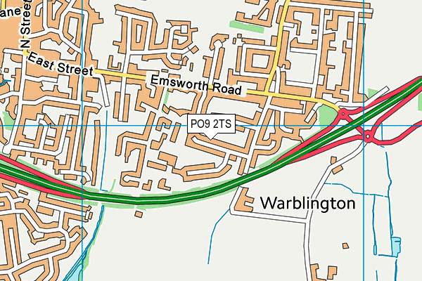 PO9 2TS map - OS VectorMap District (Ordnance Survey) PO9 2TS map - OS VectorMap District (Ordnance Survey)