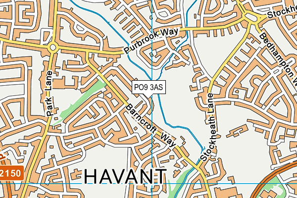 PO9 3AS map - OS VectorMap District (Ordnance Survey) PO9 3AS map - OS VectorMap District (Ordnance Survey)
