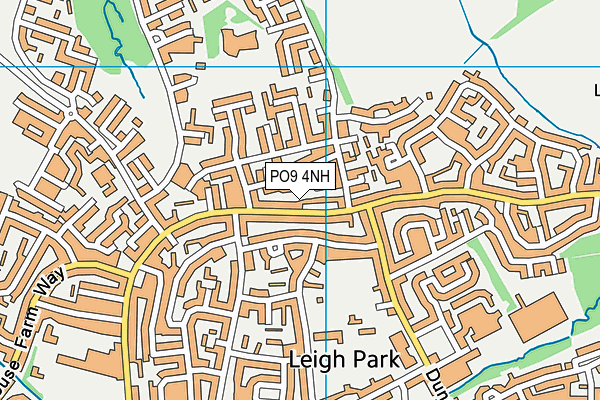 PO9 4NH map - OS VectorMap District (Ordnance Survey) PO9 4NH map - OS VectorMap District (Ordnance Survey)