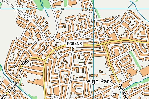PO9 4NR map - OS VectorMap District (Ordnance Survey) PO9 4NR map - OS VectorMap District (Ordnance Survey)