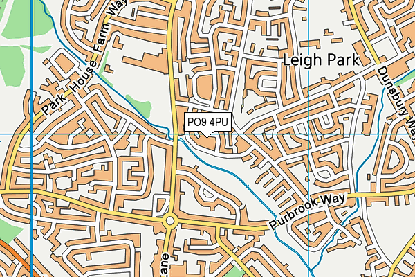 PO9 4PU map - OS VectorMap District (Ordnance Survey) PO9 4PU map - OS VectorMap District (Ordnance Survey)