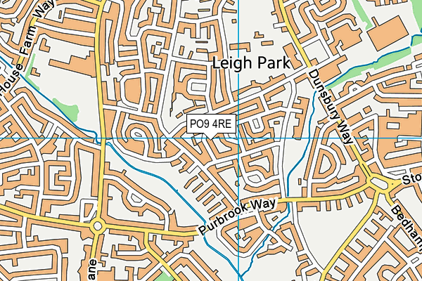 PO9 4RE map - OS VectorMap District (Ordnance Survey) PO9 4RE map - OS VectorMap District (Ordnance Survey)