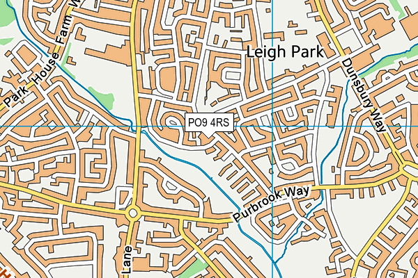 PO9 4RS map - OS VectorMap District (Ordnance Survey) PO9 4RS map - OS VectorMap District (Ordnance Survey)
