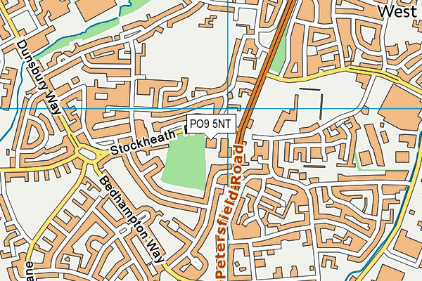 PO9 5NT map - OS VectorMap District (Ordnance Survey) PO9 5NT map - OS VectorMap District (Ordnance Survey)