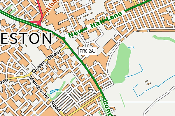 PR0 2AJ map - OS VectorMap District (Ordnance Survey) PR0 2AJ map - OS VectorMap District (Ordnance Survey)