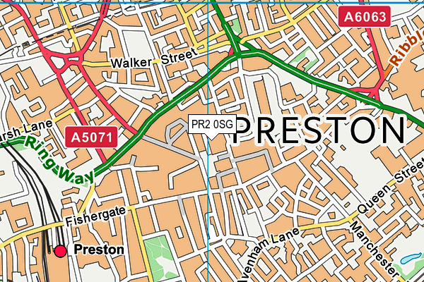 PR2 0SG map - OS VectorMap District (Ordnance Survey) PR2 0SG map - OS VectorMap District (Ordnance Survey)