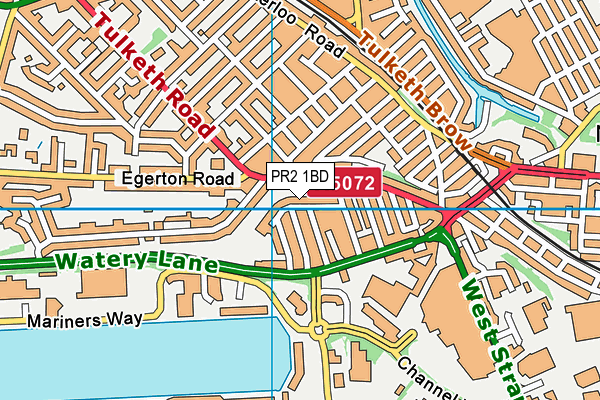 PR2 1BD map - OS VectorMap District (Ordnance Survey) PR2 1BD map - OS VectorMap District (Ordnance Survey)
