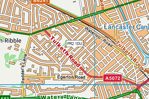 PR2 1DU map - OS VectorMap District (Ordnance Survey) PR2 1DU map - OS VectorMap District (Ordnance Survey)