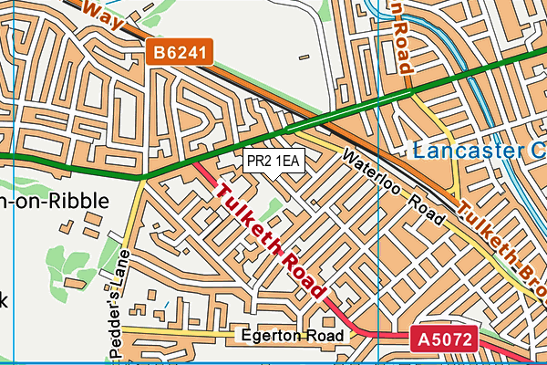 PR2 1EA map - OS VectorMap District (Ordnance Survey) PR2 1EA map - OS VectorMap District (Ordnance Survey)