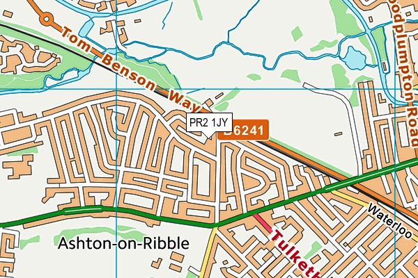 PR2 1JY map - OS VectorMap District (Ordnance Survey) PR2 1JY map - OS VectorMap District (Ordnance Survey)