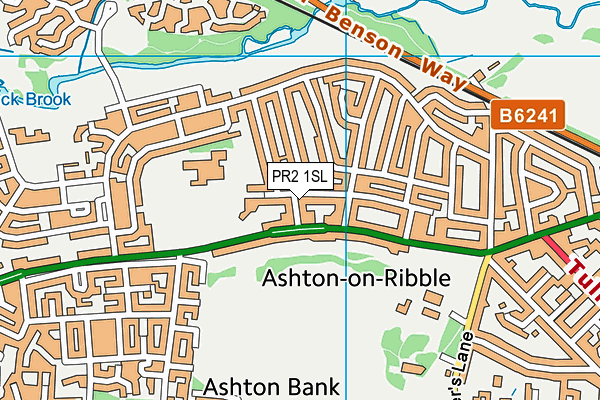 PR2 1SL map - OS VectorMap District (Ordnance Survey) PR2 1SL map - OS VectorMap District (Ordnance Survey)
