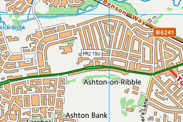 PR2 1SU map - OS VectorMap District (Ordnance Survey) PR2 1SU map - OS VectorMap District (Ordnance Survey)