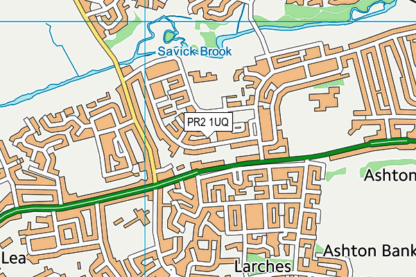 PR2 1UQ map - OS VectorMap District (Ordnance Survey) PR2 1UQ map - OS VectorMap District (Ordnance Survey)