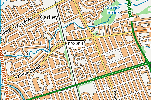 PR2 3EH map - OS VectorMap District (Ordnance Survey) PR2 3EH map - OS VectorMap District (Ordnance Survey)