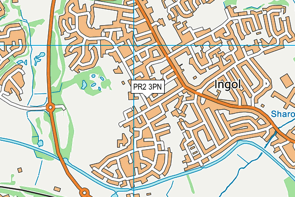 PR2 3PN map - OS VectorMap District (Ordnance Survey) PR2 3PN map - OS VectorMap District (Ordnance Survey)