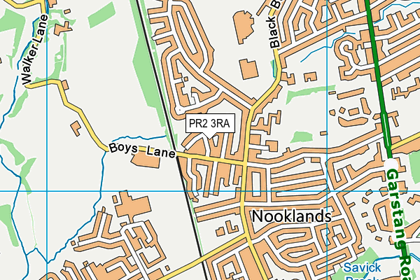 PR2 3RA map - OS VectorMap District (Ordnance Survey) PR2 3RA map - OS VectorMap District (Ordnance Survey)
