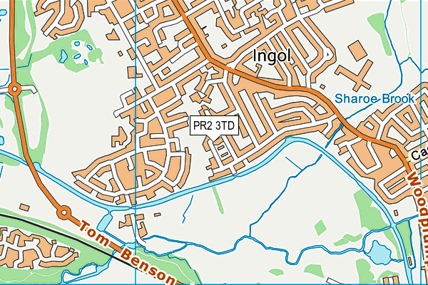 PR2 3TD map - OS VectorMap District (Ordnance Survey) PR2 3TD map - OS VectorMap District (Ordnance Survey)